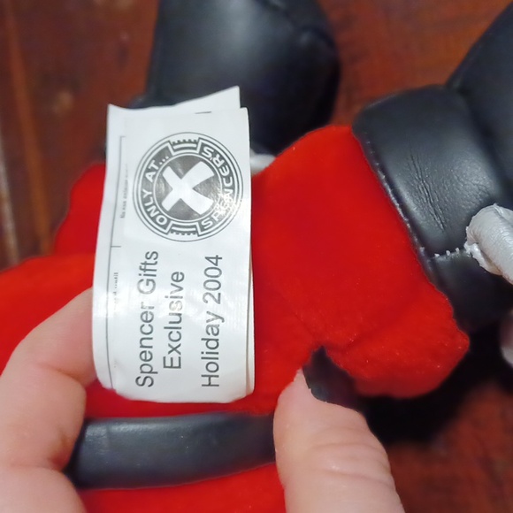 Spencer's Gifts holiday 2004 Anti Clause punk rock snowman plush - Picture 3 of 4